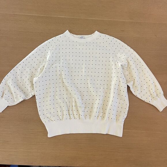 Vintage Women's Esprit Crewneck Sweatshirt Geometric Print - Picture 1 of 9